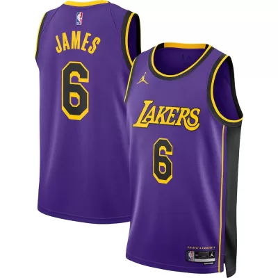 Men's Los Angeles Lakers LeBron James #6 Swingman NBA Jersey - Statement Edition 2022/23 - jerseystop