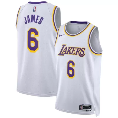 Men's Los Angeles Lakers LeBron James #6 Swingman NBA Jersey - Association Edition 2022/23 - jerseystop