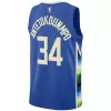 Men's Milwaukee Bucks Giannis Antetokounmpo #34 Swingman NBA Jersey - City Edition 2022/23 - jerseystop