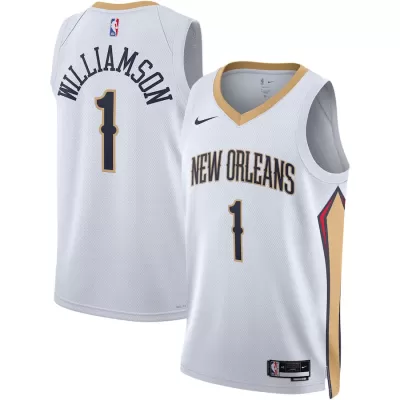 Men's New Orleans Pelicans Zion Williamson #1 NBA Jersey - Association Edition 22/23 - jerseystop