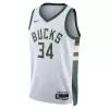 Men's Milwaukee Bucks Bucks Antetokounmpo #34 Swingman NBA Jersey - Association Edition 2022/23 - jerseystop