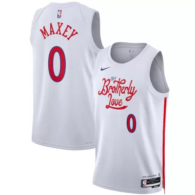 Men's Philadelphia 76ers Tyrese Maxey #0 Swingman NBA Jersey - City Edition 22/23 - jerseystop