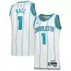 Men's Charlotte Hornets Ball #1 Swingman NBA Jersey - Association Edition 2022/23 - jerseystop