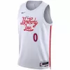 Men's Philadelphia 76ers Tyrese Maxey #0 Swingman NBA Jersey - City Edition 22/23 - jerseystop