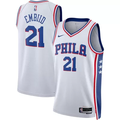 Men's Philadelphia 76ers Joel Embiid #21 Swingman NBA Jersey - Association Edition 22/23 - jerseystop