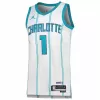 Men's Charlotte Hornets Ball #1 Swingman NBA Jersey - Association Edition 2022/23 - jerseystop