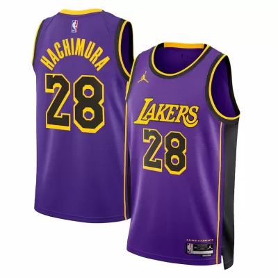 Men's Los Angeles Lakers Rui Hachimura #28 Swingman NBA Jersey - Statement Edition 2022/23 - jerseystop