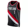 Men's Portland Trail Blazers Anfernee Simons #1 Swingman NBA Jersey - Icon Edition 22/23 - jerseystop