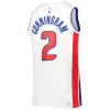 Men's Detroit Pistons Cade Cunningham #2 Swingman NBA Jersey - Association Edition 2022/23 - jerseystop