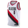 Men's Portland Trail Blazers Damian Lillard #0 Swingman NBA Jersey - Association Edition 22/23 - jerseystop