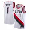 Men's Portland Trail Blazers Anfernee Simons #1 Swingman NBA Jersey - Association Edition 22/23 - jerseystop