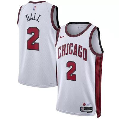 Men's Chicago Bulls Lonzo Ball #2 Swingman NBA Jersey - City Edition 22/23 - jerseystop