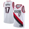 Men's Portland Trail Blazers Shaedon Sharpe #17 Swingman NBA Jersey - Association Edition 2022/23 - jerseystop