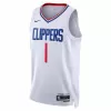 Men's Los Angeles Clippers Reggie Jackson #1 Swingman NBA Jersey - Association Edition 2022/23 - jerseystop