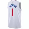 Men's Los Angeles Clippers Reggie Jackson #1 Swingman NBA Jersey - Association Edition 2022/23 - jerseystop