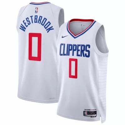 Men's Los Angeles Clippers Russell Westbrook #0 Swingman NBA Jersey - Association Edition 2022/23 - jerseystop