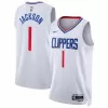 Men's Los Angeles Clippers Reggie Jackson #1 Swingman NBA Jersey - Association Edition 2022/23 - jerseystop