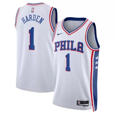 Men's Philadelphia 76ers James Harden #1 Swingman NBA Jersey - Association Edition 2022/23 - jerseystop