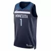 Men's Minnesota Timberwolves Anthony Edwards #1 Swingman NBA Jersey - Icon Edition 2022/23 - jerseystop