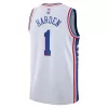 Men's Philadelphia 76ers James Harden #1 Swingman NBA Jersey - Association Edition 2022/23 - jerseystop