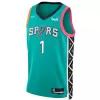 Men's San Antonio Spurs Victor Wembanyama #1 Swingman NBA Jersey 2022/23 - jerseystop