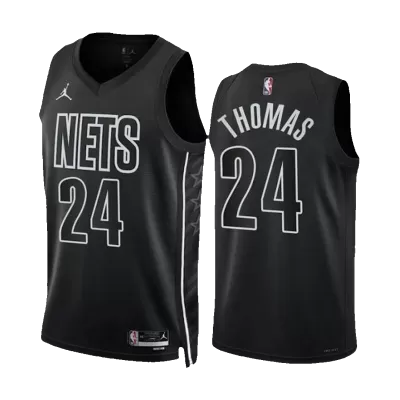 Men's Brooklyn Nets Com Thomas #24 Swingman NBA Jersey - Statement Edition 2022/23 - jerseystop