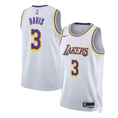 Men's Los Angeles Lakers Anthony Davis #3 Swingman NBA Jersey - Association Edition 2022/23 - jerseystop