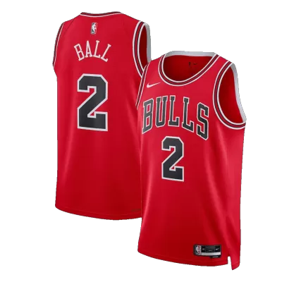 Men's Chicago Bulls Lonzo Ball #2 Swingman NBA Jersey - Icon Edition 2022/23 - jerseystop