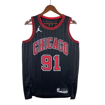 Men's Chicago Bulls Dennis Rodman #91 Swingman NBA Jersey - Statement Edition 2022/23 - jerseystop