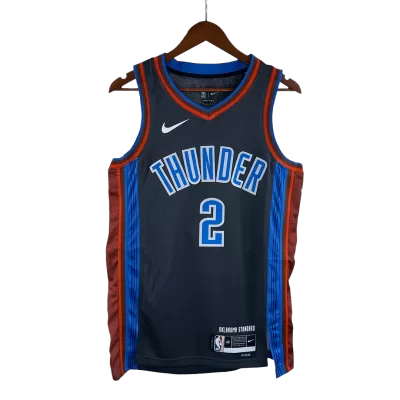 Men's Oklahoma City Thunder Gilgeous-Alexander #2 Swingman NBA Jersey - City Edition 2022/23 - jerseystop