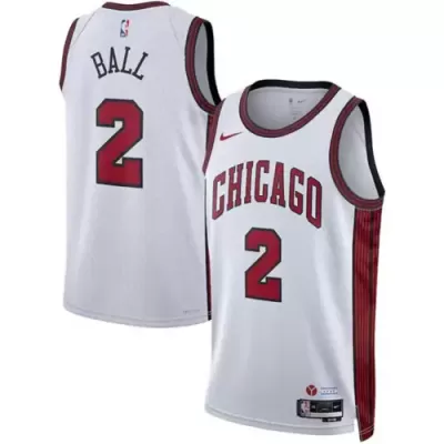 Men's Chicago Bulls Lonzo Ball #2 Swingman NBA Jersey - City Edition 2022/23 - jerseystop