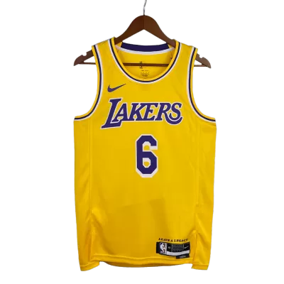 Men's Los Angeles Lakers LeBron James #6 Swingman NBA Jersey - Association Edition 2022/23 - jerseystop