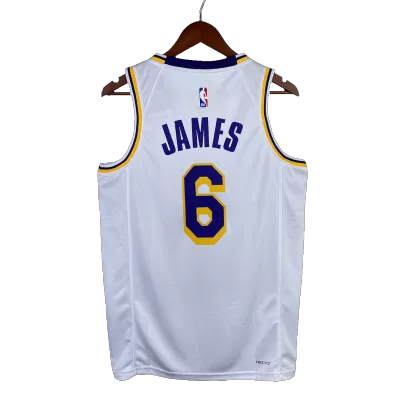 Men's Los Angeles Lakers LeBron James #6 Swingman NBA Jersey - Association Edition 2022/23 - jerseystop