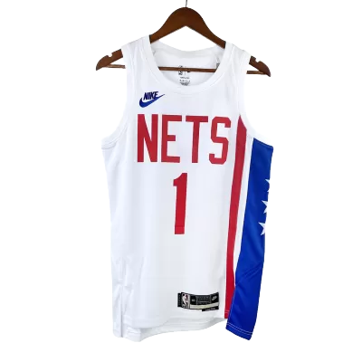 Men's Brooklyn Nets Bridges #1 Swingman NBA Jersey - Classic Edition 2022/23 - jerseystop