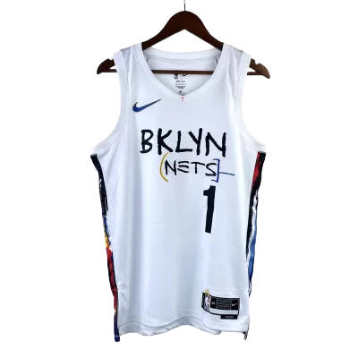 Men's Brooklyn Nets Bridges #1 Swingman NBA Jersey - City Edition 2022/23 - jerseystop