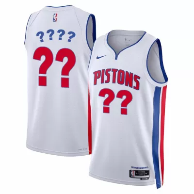 Men's Detroit Pistons Swingman NBA Customize Jersey - Association Edition 2022/23 - jerseystop