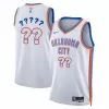 Men's Oklahoma City Thunder Swingman NBA Customize Jersey - Association Edition 2022/23 - jerseystop