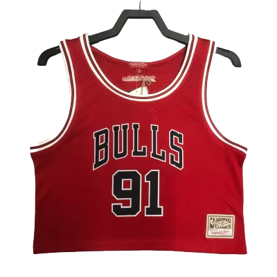 Women's Chicago Bulls Dennis Rodman #91 Vintage NBA Jersey 1996/97 - jerseystop