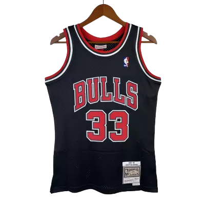 Men's Bulls Pippen #33 Chicago Bulls Swingman Vintage NBA Jersey 1997/98 - jerseystop