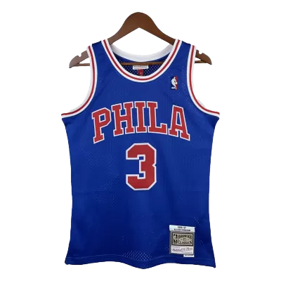 Men's Allen Iverson #3 Philadelphia 76ers Vintage NBA Jersey 1996/97 - jerseystop