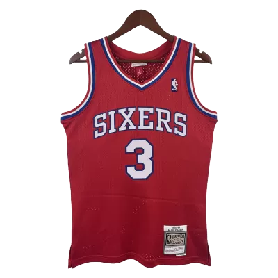 Men's Allen Iverson #3 Philadelphia 76ers Vintage NBA Jersey 1986/87 - jerseystop