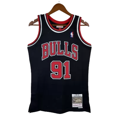 Men's Dennis Rodman #91 Chicago Bulls Vintage NBA Jersey 1997/98 - jerseystop