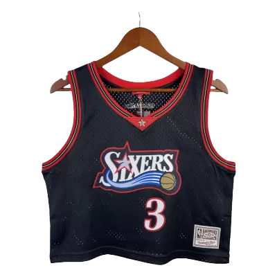 Women's Philadelphia 76ers Allen Iverson #3 NBA Jersey 1997/98 - jerseystop