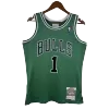 Men's Michael Jordan #1 Chicago Bulls Vintage NBA Jersey 2008/09 - jerseystop