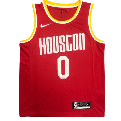 Men's Westbrook #0 Houston Rockets Swingman Vintage NBA Jersey 2020 - jerseystop