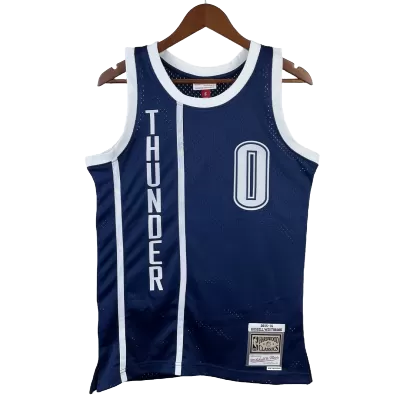 Men's Westbrook #0 Oklahoma City Thunder Swingman Vintage NBA Jersey 2015/16 - jerseystop