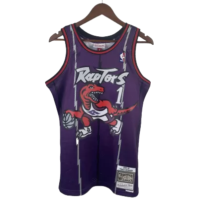 Men's Tracy McGrady #1 Toronto Raptors Vintage NBA Jersey 1998/99 - jerseystop