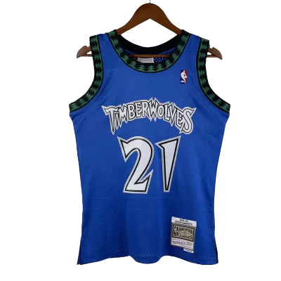 Men's Garnett #21 Minnesota Timberwolves Vintage NBA Jersey 2003/04 - jerseystop