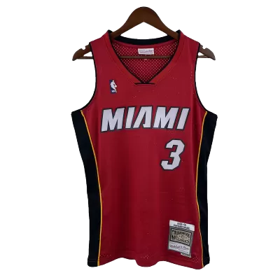 Men's Dwyane Wade #3 Miami Heat Swingman Vintage NBA Jersey - Icon Edition 2005/06 - jerseystop