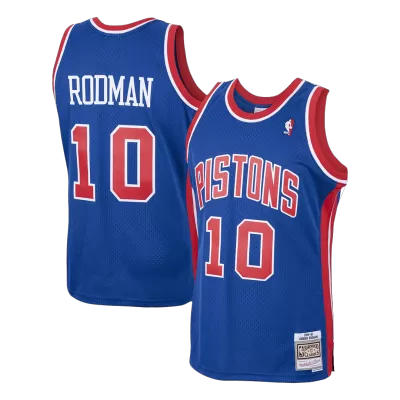 Men's Dennis Rodman #10 Detroit Pistons Swingman Vintage NBA Jersey 1988/89 - jerseystop